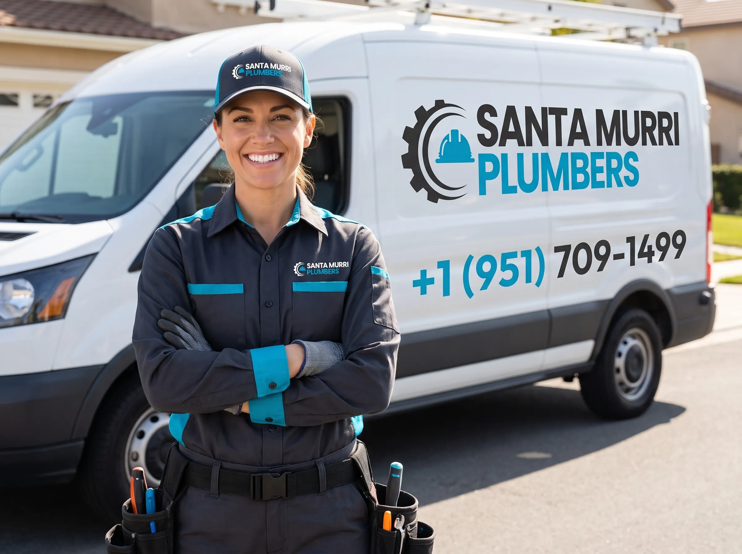 Santa Murri Plumbers Professional Plumber Ready for Whole-House Inspection — Murrieta CA